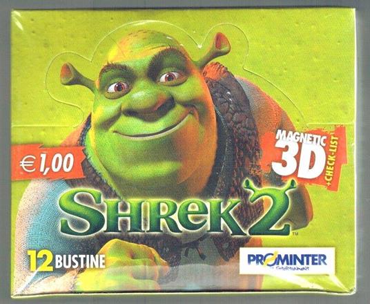 Shrek 2 Magneti 3D Box 12 Bustine Prominter - 2