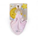Peluche Coniglietta Fazzoletto Rosa 30 cm