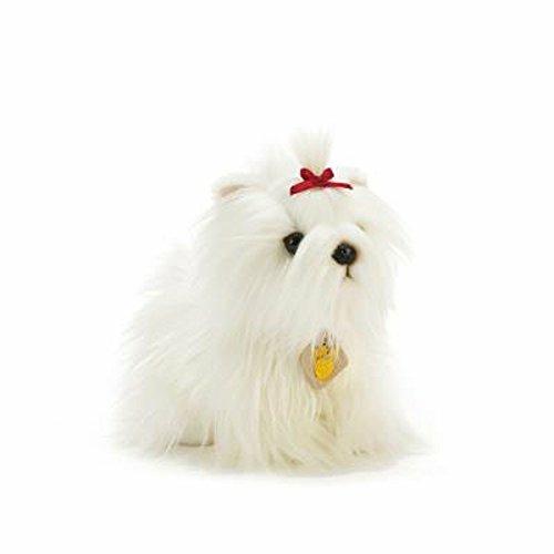 Plush Cane Yorkshire Bianco 23 Cm