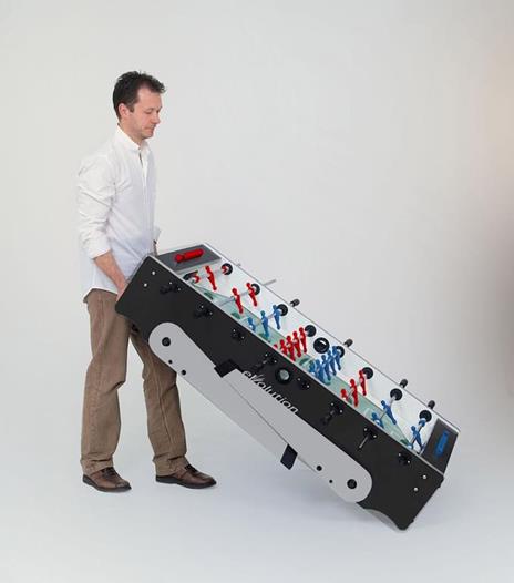 Calciobalilla In Mdf Con Aste Rientranti e Gambe Pieghevoli Garlando Foldy Evolution - 3