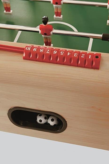 Garlando Calcio Balilla F3 con Gambe Pieghevoli, Acero, aste uscenti - 3