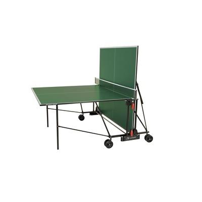 Tavolo ping pong Progress Indoor con ruote verde - 2