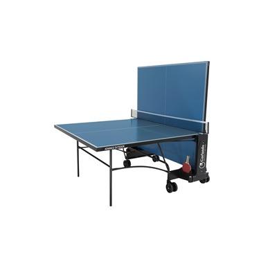 Tavolo Da Pin Pong Con Piano Blu E Ruote Per Esterno Garlando Advance Outdoor - 3