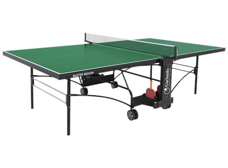 Tavolo Da Pin Pong Con Piano Verde E Ruote Per Interno Garlando Master Indoor - 2