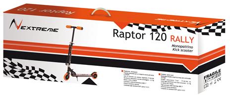 Monopattino Raptor 120 Rally Nero Arancio - 3