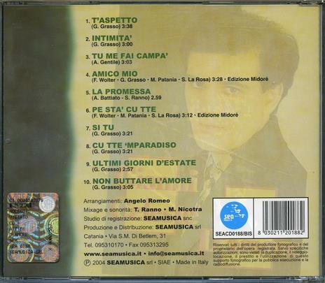 Attimi d'amore - CD Audio di Gianni Celeste - 2