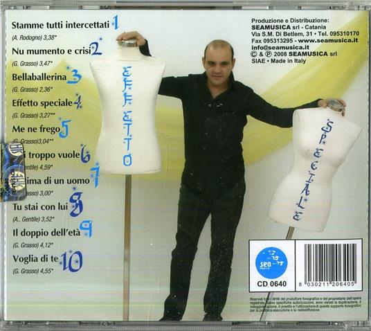 Effetto Speciale - CD Audio di Gianni Celeste - 2