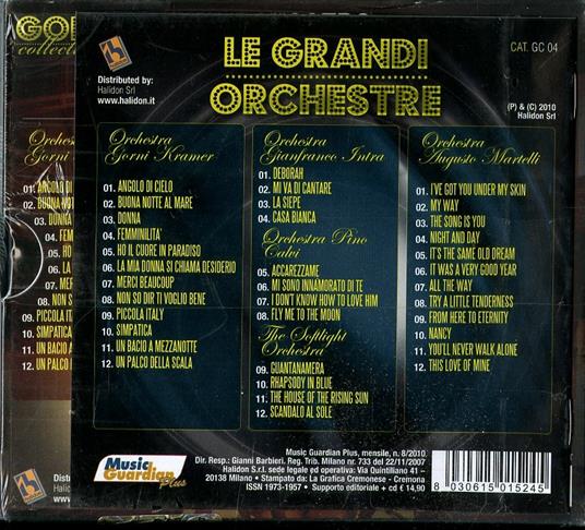 Le grandi orchestre - CD Audio - 2