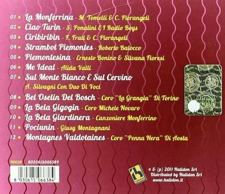 I canti popolari del Piemonte e della Val D'Aosta - CD Audio - 2