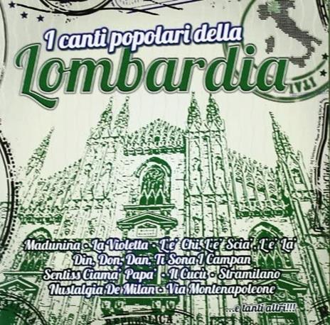 I canti popolari della Lombardia - CD Audio