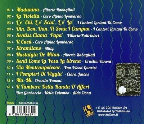 I canti popolari della Lombardia - CD Audio - 2
