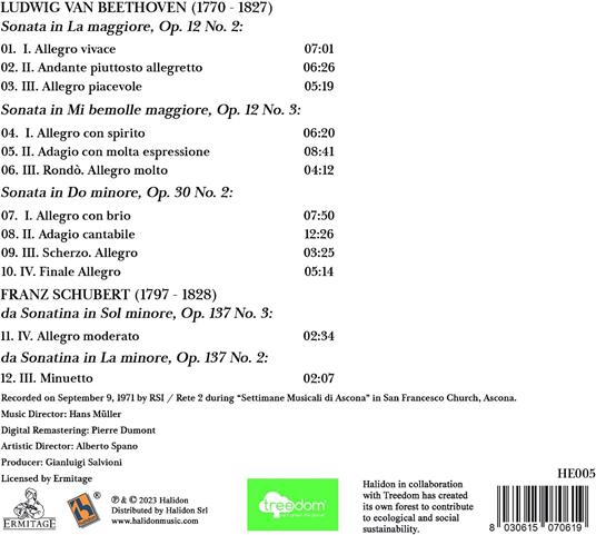 Musiche di Beethoven e Schubert - CD Audio di Pinchas Zukerman,Daniel Barenboim - 2