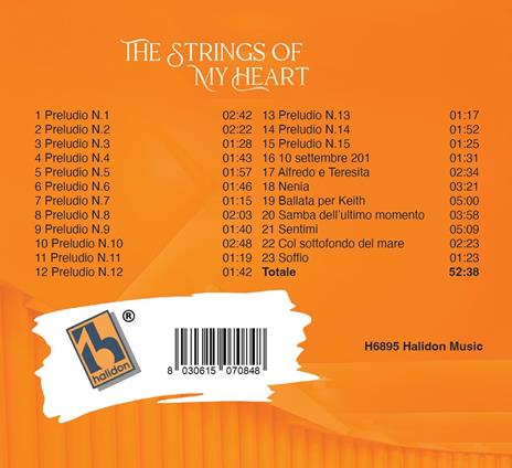 The String of My Heart - CD Audio di Paolo Di Sabatino - 2