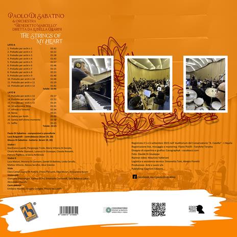 The Strings of My Heart - Vinile LP di Paolo Di Sabatino - 2