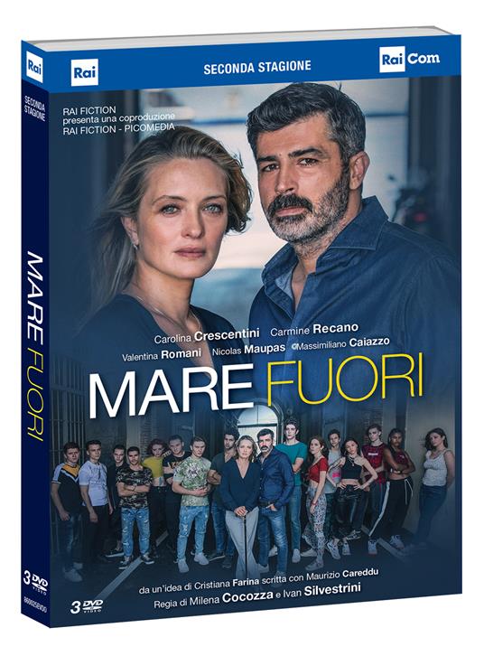 Mare fuori. Stagione 2. Serie TV ita (3 DVD) di Michele Cocozza,Ivan Silvestrini - DVD