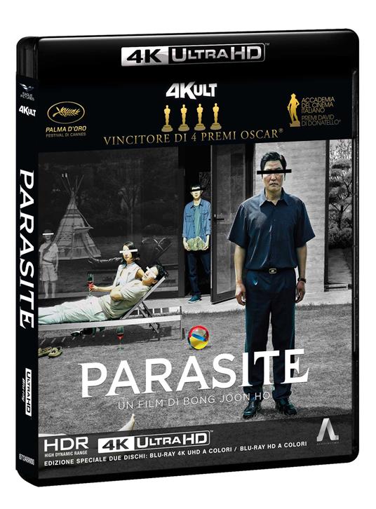 Parasite (Blu-ray + Blu-ray Ultra HD 4K) di Joon Ho Bong - Blu-ray + Blu-ray Ultra HD 4K