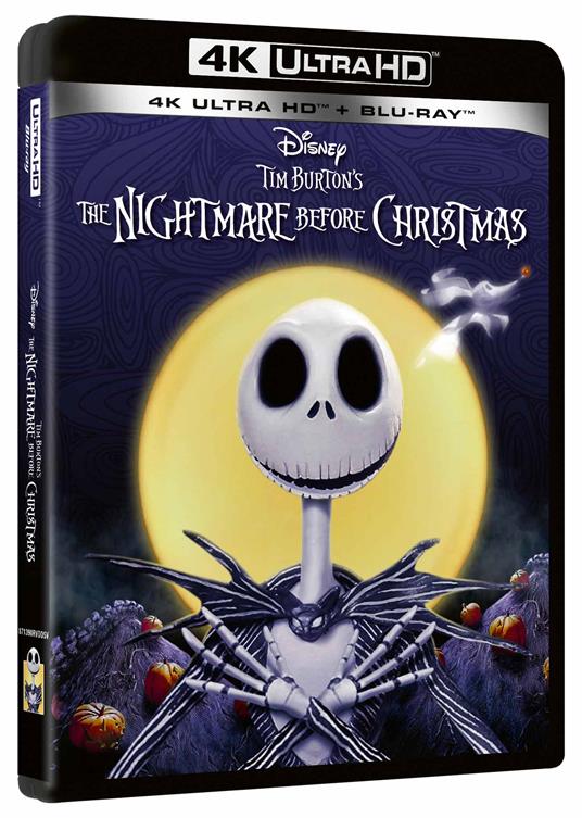 The Nightmare Before Christmas (Blu-ray + Blu-ray Ultra HD 4K) di Henry Selick - Blu-ray + Blu-ray Ultra HD 4K