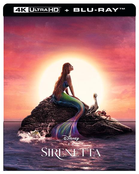 La Sirenetta. Steelbook (Blu-ray + Blu-ray Ultra HD 4K) di Rob Marshall - Blu-ray + Blu-ray Ultra HD 4K