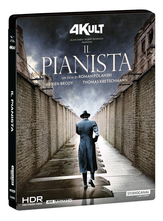 Il pianista (Blu-ray + Blu-ray Ultra HD 4K) di Roman Polanski - Blu-ray + Blu-ray Ultra HD 4K