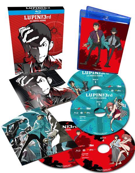 Lupin III. La sesta serie (4 Blu-ray) di Monkey Punch - Blu-ray - 2
