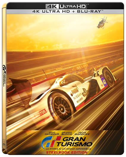 Gran Turismo. La storia di un sogno impossibile. Con Steelbook (Blu-ray + Blu-ray Ultra HD 4K) di Neill Blomkamp - Blu-ray + Blu-ray Ultra HD 4K