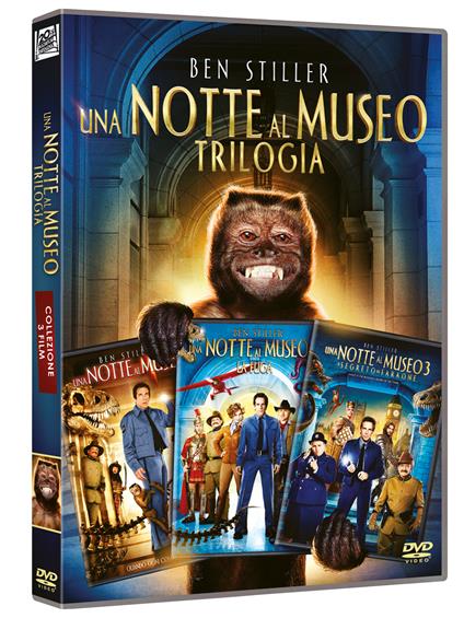 Una notte al museo. 3 Film Collection (3 DVD) di Shawn Levy