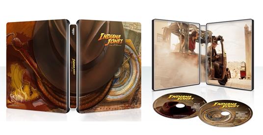 Indiana Jones e il Quadrante del Destino. Con Steelbook (Blu-ray + Blu-ray Ultra HD 4K) di James Mangold - Blu-ray + Blu-ray Ultra HD 4K - 2