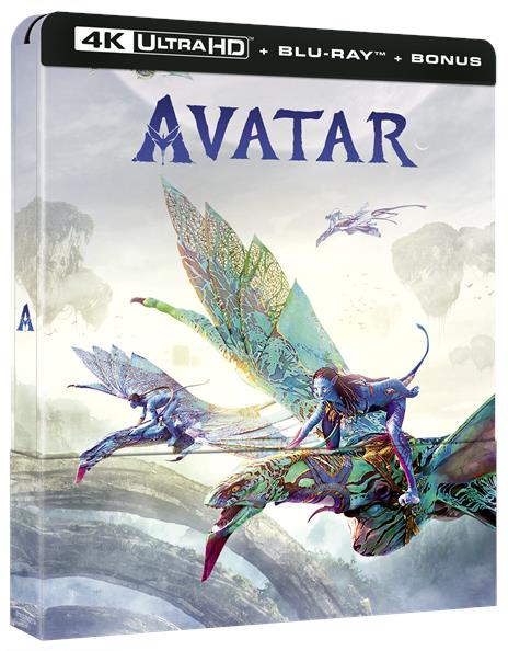 Avatar. Con Steelbook. Remastered Edition con Blu-ray extra (Blu-ray + Blu-ray Ultra HD 4K) di James Cameron - Blu-ray + Blu-ray Ultra HD 4K