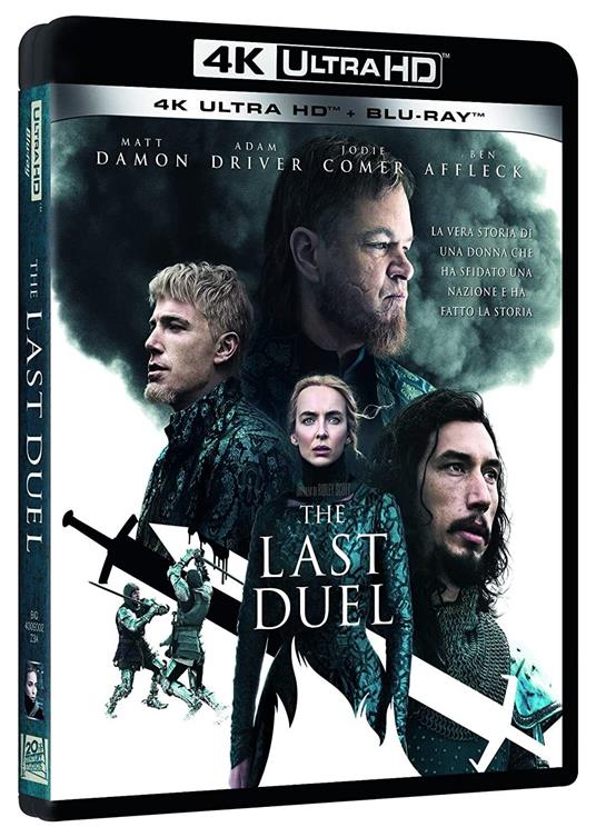 The Last Duel (Blu-ray + Blu-ray Ultra HD 4K) di Ridley Scott - Blu-ray + Blu-ray Ultra HD 4K