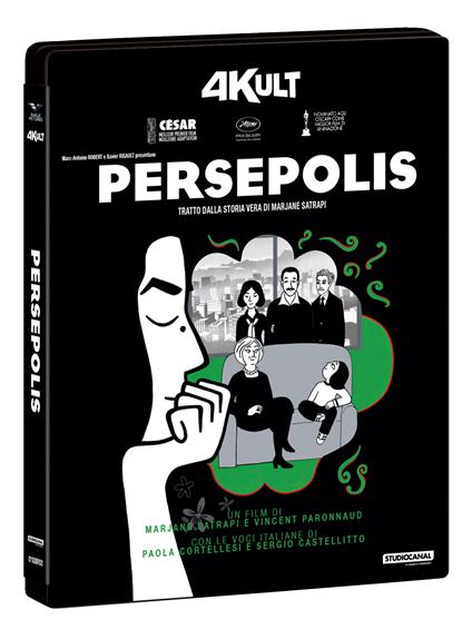 Persepolis (Blu-ray + Blu-ray Ultra HD 4K) di Marjane Satrapi -  Blu-ray + Blu-ray Ultra HD 4K