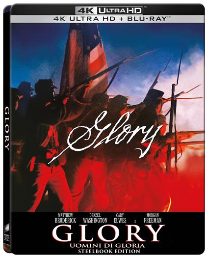 Glory. Uomini di gloria. Steelbook (Blu-ray + Blu-ray Ultra HD 4K) di Edward Zwick - Blu-ray + Blu-ray Ultra HD 4K