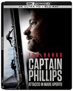 Captain Phillips. Attacco in mare aperto. Steelbook (Blu-ray + Blu-ray Ultra HD 4K)