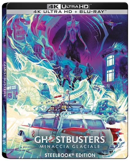 Ghostbusters. Minaccia glaciale. Steelbook v1 (Blu-ray + Blu-ray Ultra HD 4K) di Gil Kenan - Blu-ray + Blu-ray Ultra HD 4K