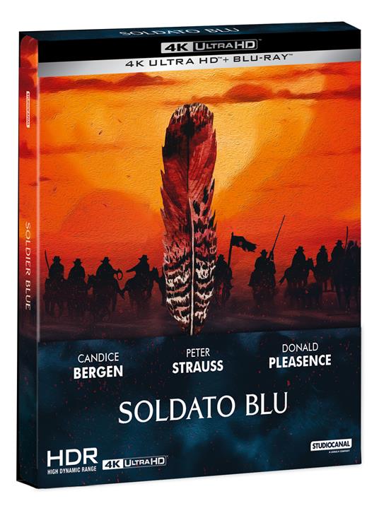 Soldato blu. Steelbook (Blu-ray + Blu-ray Ultra HD 4K) di Ralph Nelson - Blu-ray + Blu-ray Ultra HD 4K