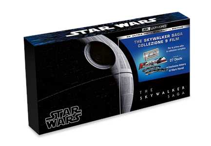 Film Cofanetto Star Wars. The Skywalker Saga (9 Blu-ray Ultra HD 4K + 18 Blu-ray)  