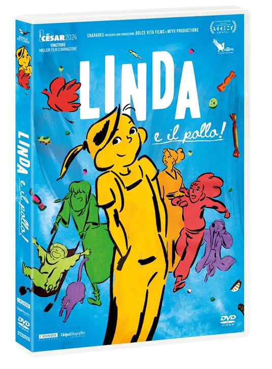Linda e il pollo (DVD) di Chiara Malta,Sebastien Laudenbach - DVD