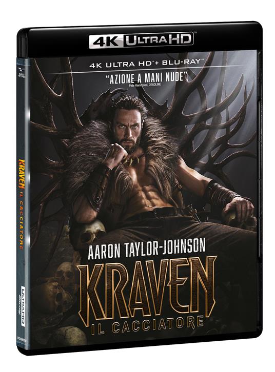 Kraven. Il cacciatore (Blu-ray + Blu-ray Ultra HD 4K) di J.C. Chandor - Blu-ray + Blu-ray Ultra HD 4K