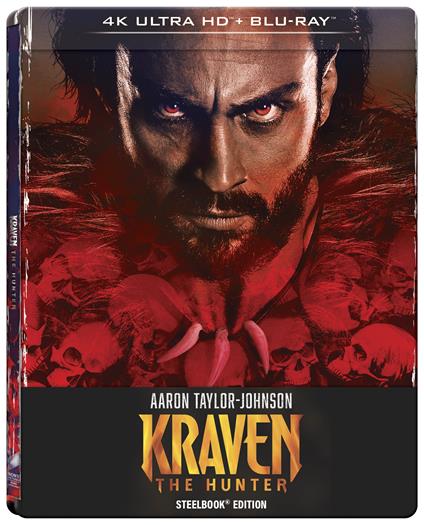 Kraven. Il cacciatore. Steelbook (Blu-ray + Blu-ray Ultra HD 4K) di J.C. Chandor - Blu-ray + Blu-ray Ultra HD 4K