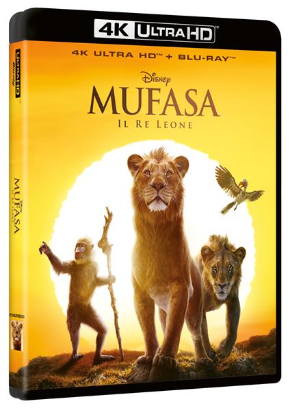 Mufasa. Il Re Leone (Blu-ray + Blu-ray Ultra HD 4K) di Barry Jenkins - Blu-ray + Blu-ray Ultra HD 4K