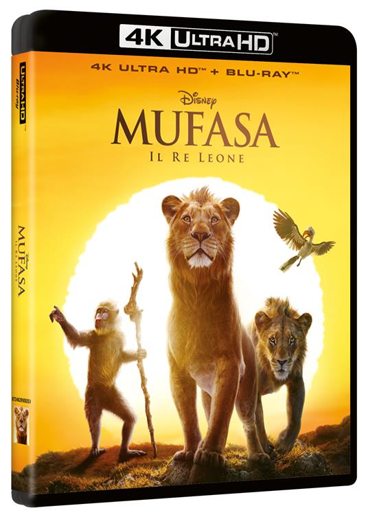 Mufasa. Il Re Leone (Blu-ray + Blu-ray Ultra HD 4K) di Barry Jenkins - Blu-ray + Blu-ray Ultra HD 4K
