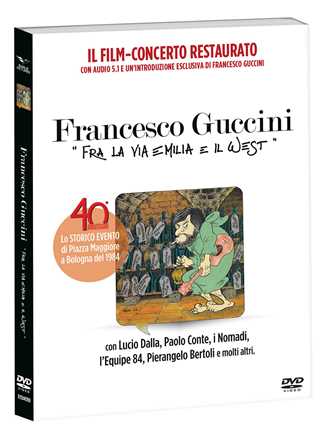 Film Francesco Guccini. Fra la Via Emilia e il West (DVD) Giuliano Nicastro