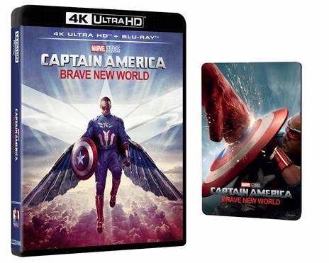Captain America. Brave New World (Blu-ray + Blu-ray Ultra HD 4K) di Julius Onah - Blu-ray + Blu-ray Ultra HD 4K