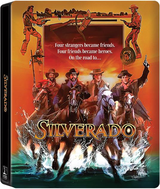 Silverado. Steelbook (Blu-ray 4K + Blu-ray Hd) di Lawrence Kasdan - Blu-ray + Blu-ray Ultra HD 4K