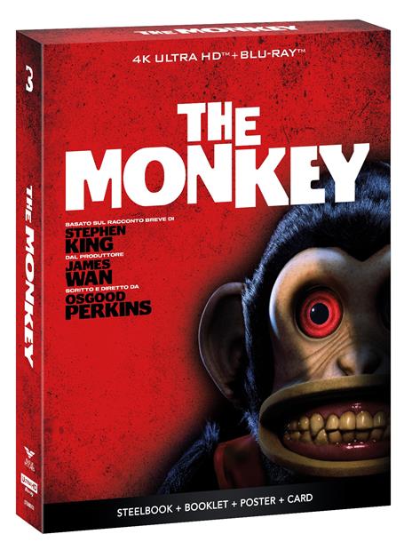 The Monkey (Blu-ray + Blu-ray Ultra HD 4K) di Oz Perkins - Blu-ray + Blu-ray Ultra HD 4K - 2