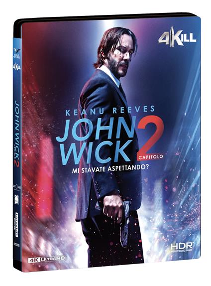 John Wick 2. 4Kill Collection (Blu-ray + Blu-ray Ultra HD 4K) di David Leitch,Chad Stahelski - Blu-ray + Blu-ray Ultra HD 4K