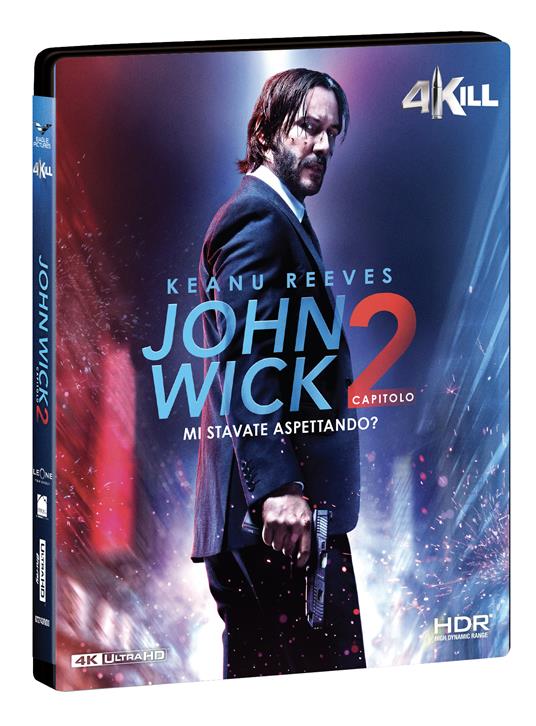 John Wick 2. 4Kill Collection (Blu-ray + Blu-ray Ultra HD 4K) di David Leitch,Chad Stahelski - Blu-ray + Blu-ray Ultra HD 4K
