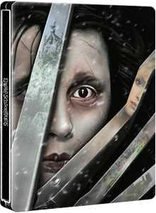 Film Edward mani di forbice. Steelbook (Blu-ray + Blu-ray Ultra HD 4K) Tim Burton