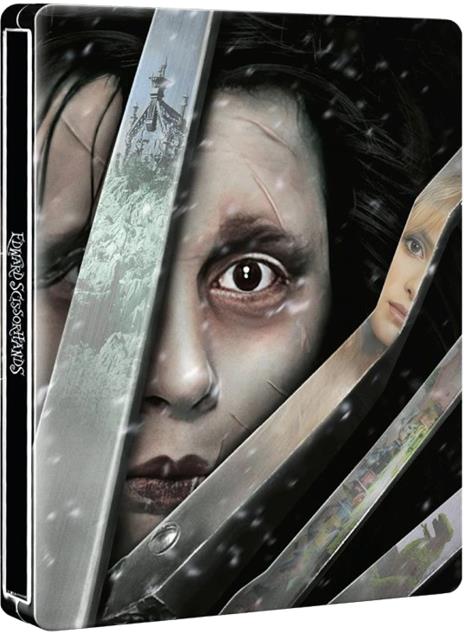 Edward mani di forbice. Steelbook (Blu-ray + Blu-ray Ultra HD 4K) di Tim Burton - Blu-ray + Blu-ray Ultra HD 4K