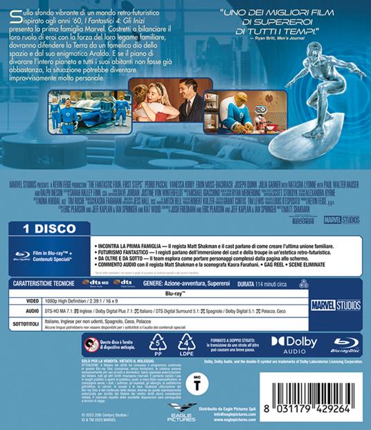 I Fantastici 4 - Gli inizi (Blu-ray) di Matt Shakman - Blu-ray - 2