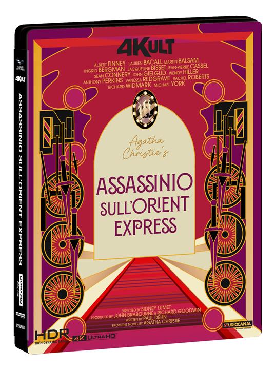Assassinio Sull'Orient Express (1974) 4Kult (Blu-ray + Blu-ray Ultra HD 4K) di Sidney Lumet - Blu-ray + Blu-ray Ultra HD 4K